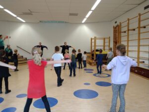 Dansende kinderen