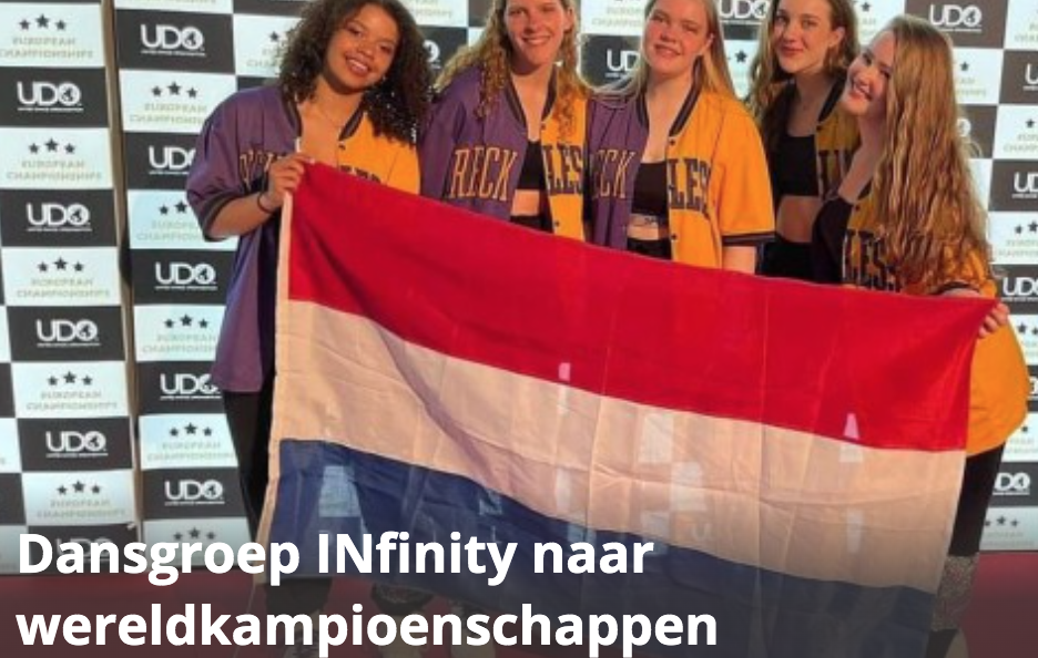 Dansgroep INfinity naar wereldkampioenschappen